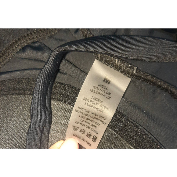 2PCS Swimsuit Black Push Up Padded Top and High-Rise Panty Bikini Set Med. - Picture 8 of 11